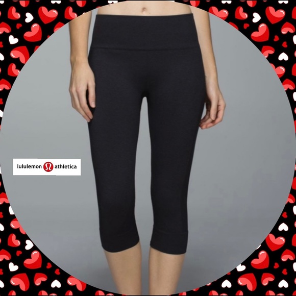 Lululemon Seamlessly street crop size 8 26-27” - Picture 1 of 6